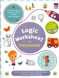 Image of Logic Worksheet For Preschooler 4+