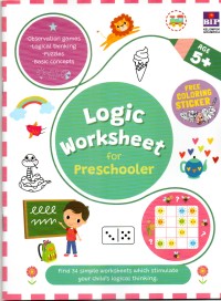 Image of Logic Worksheet For Preschooler 5+