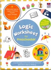 Image of Logic Worksheet For Preschooler 6+